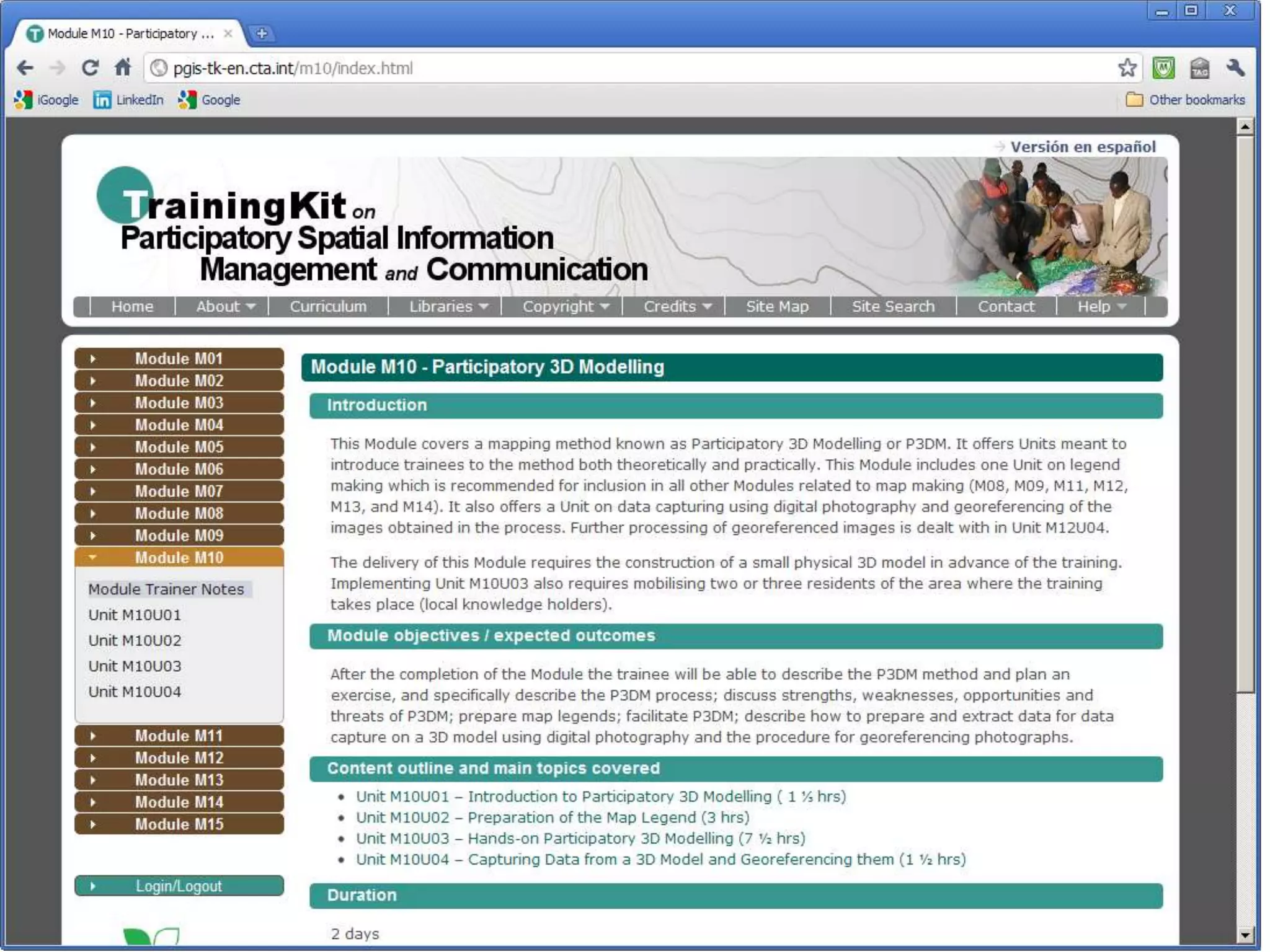 A module is a comprehensive collection of materials related to a specific topic. 