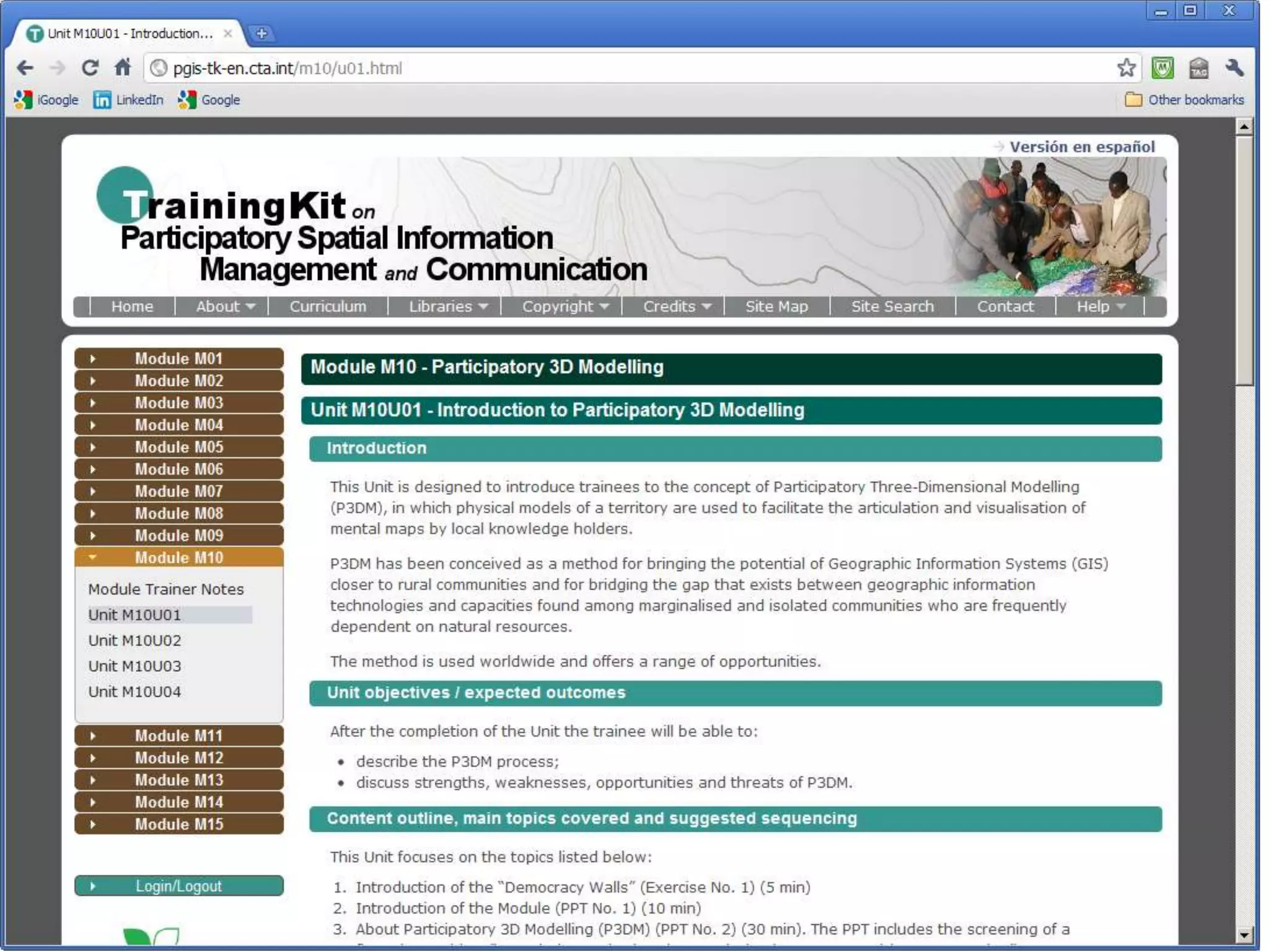 A unit is the content to be covered in a single learning session. The materials are intended to be delivered and facilitated by trainers in face-to-face workshops.ACP agricultural development ICTs media rural communities value chain  youth  networking opportunities communication knowledge sharing par