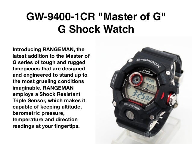casio gw 9400 review