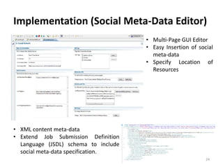 Implementation (Social Meta-Data Editor)
                                      • Multi-Page GUI Editor
                   ...