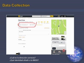 22
¿Cuál es la dirección correcta?
¿Qué identidad añadir a la BBDD?
 