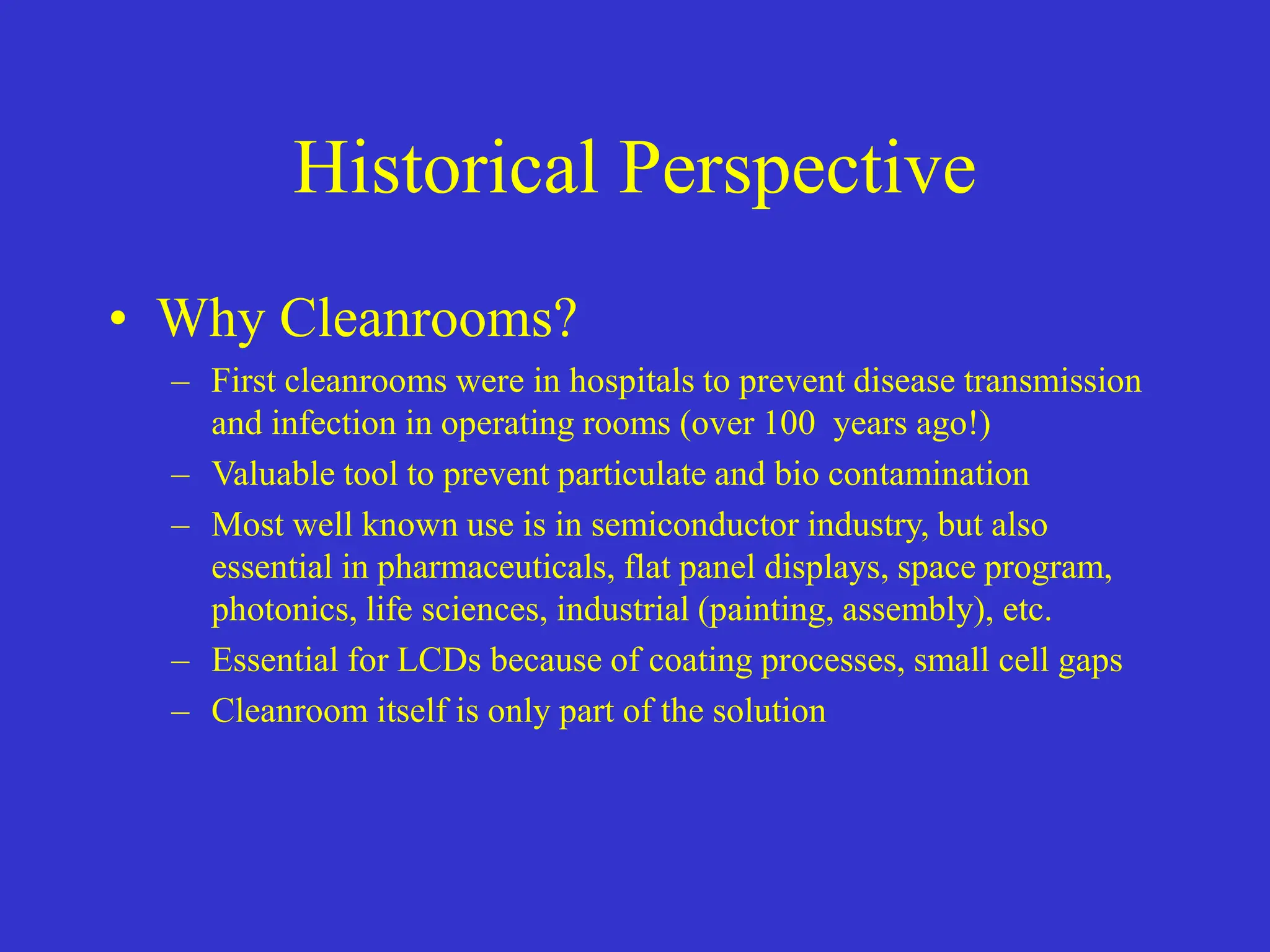 Cleanroom Basics design and requirement .ppt