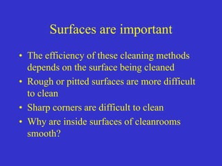 Cleanroom Basics design and requirement .ppt
