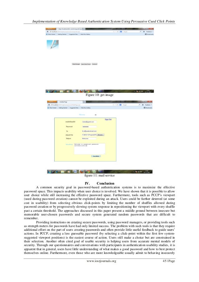 Implementation of Knowledge Based Authentication System Using Persuas…