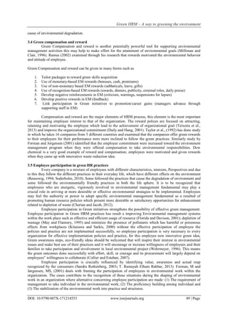 Green HRM – A way to greening the environment | PDF