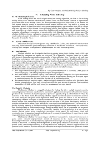 Big Data Analysis and Its Scheduling Policy – Hadoop | PDF
