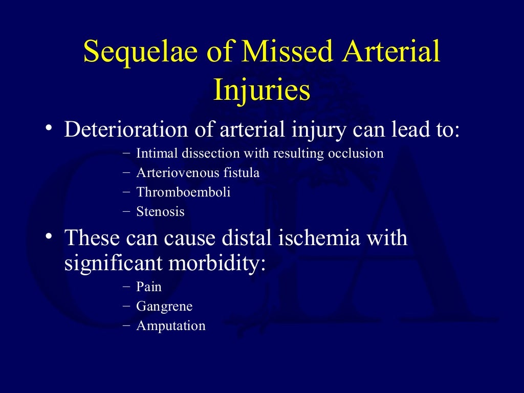 G03 Vascular Injury