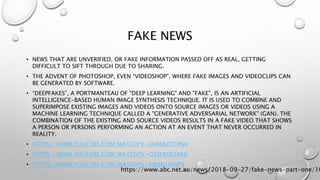 Fake Digitalization G0321 lecture 4 the digital age and social media | PPTX