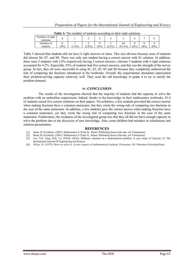 Problem Solving Capacity Of Students A Study Of Solving Problems In Problem solving capacity of students a study of solving problems in