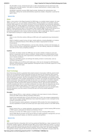 G06.2014 magicquadrantforenterprisemobilitymanagementsuites PDF
