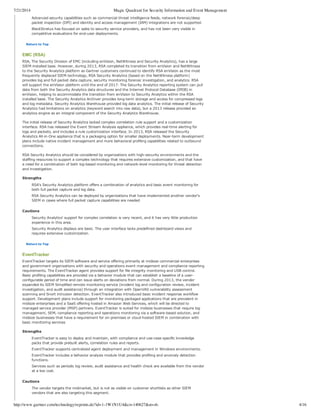 G06.2014 gartner magic quadrant for siem PDF