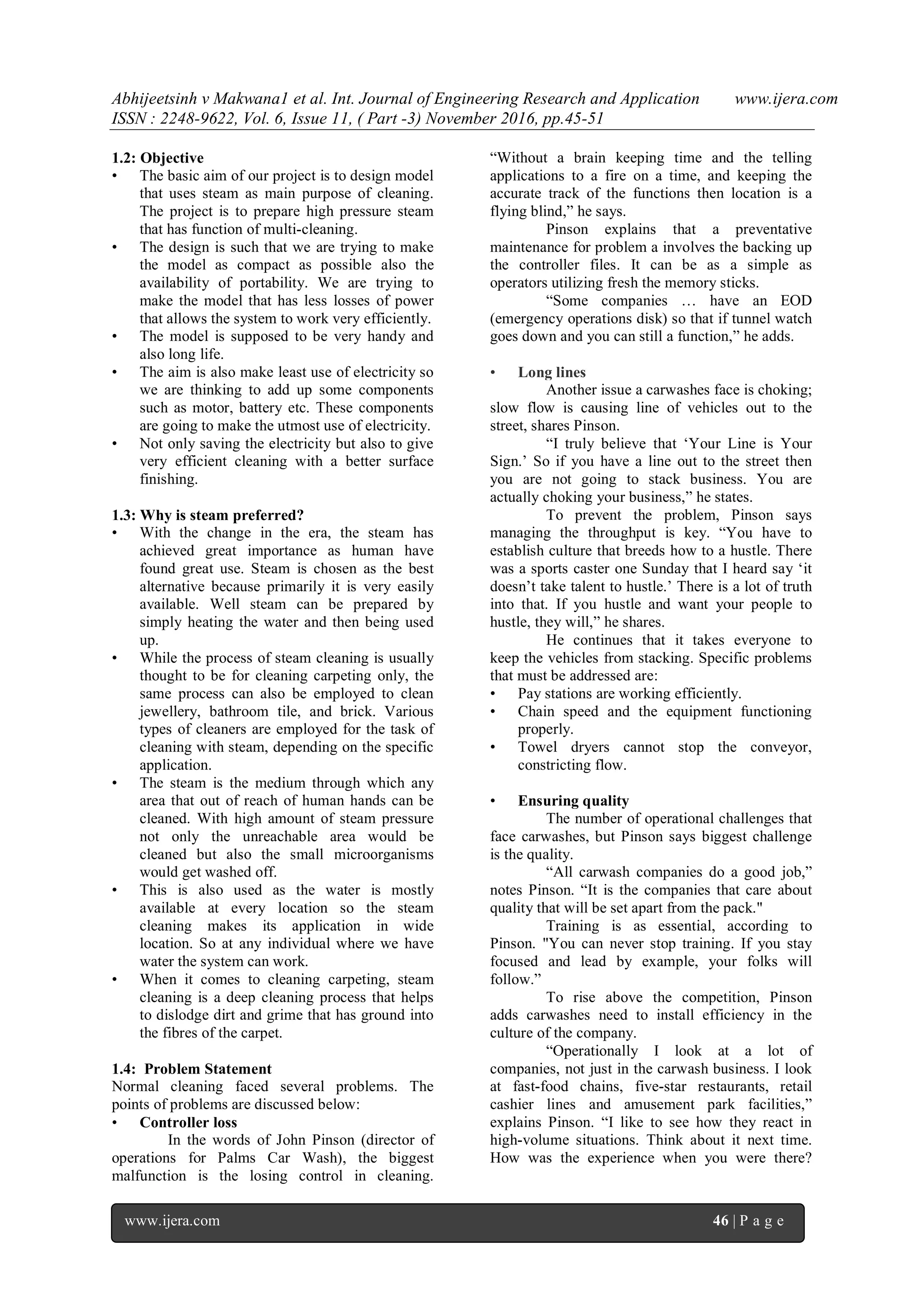 Design of Multi Cleaning System Using Steam | PDF | Bath and Shower ...