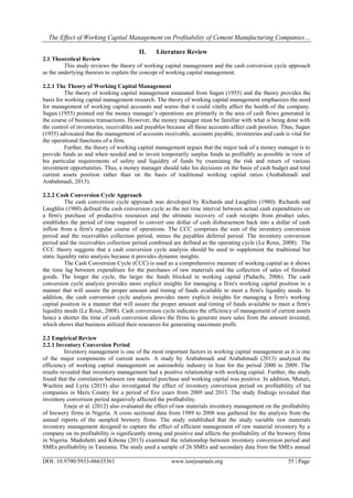The Effect of Working Capital Management on Profitability of Cement ...