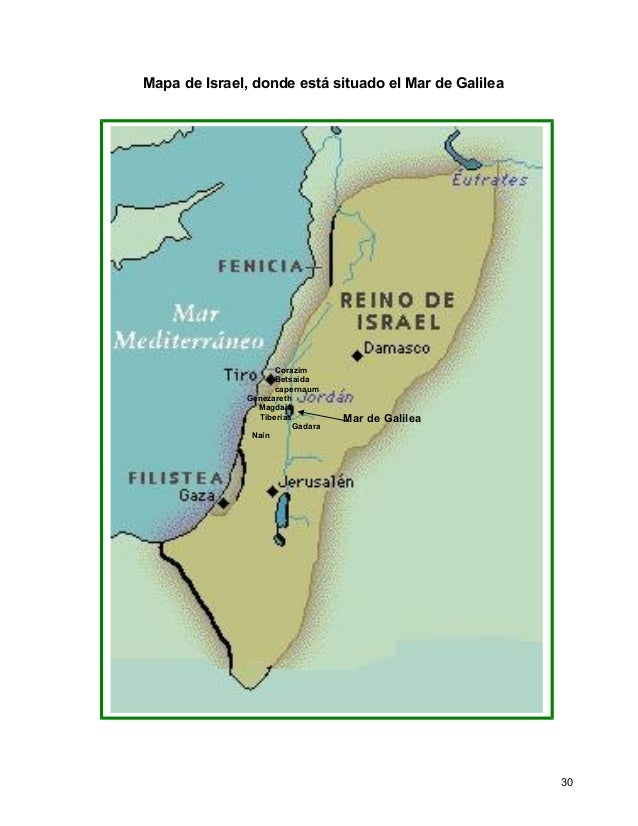 Mapa De Galilea