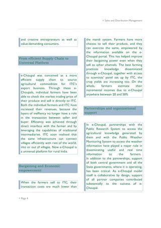 Sales and Distribution Management Case Analysis