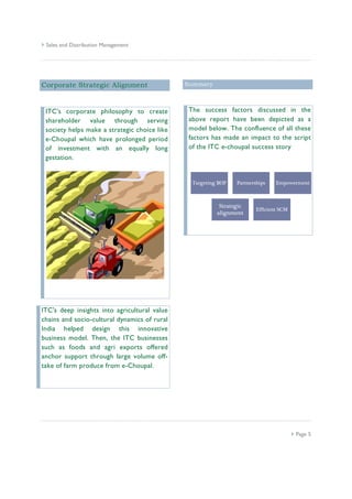 Sales and Distribution Management Case Analysis