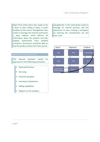 Sales and Distribution Management Case Analysis