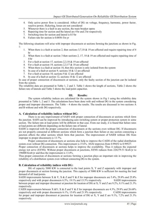 Impact of Distributed Generation on Reliability of Distribution System ...
