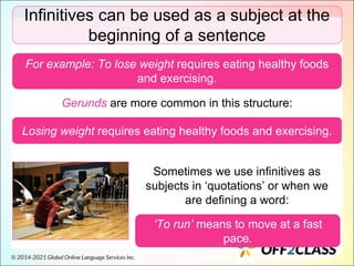 Teaching Infinitives: A Free Introductory ESL Lesson Plan | PDF