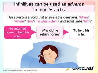 Teaching Infinitives: A Free Introductory ESL Lesson Plan | PDF