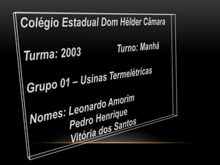 G1   usinas termelétricas