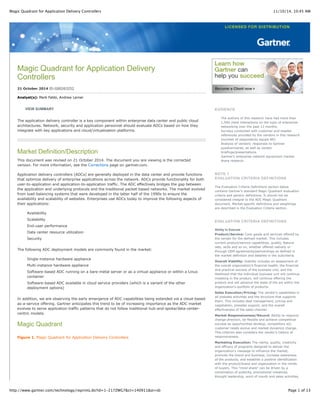 G10.2014 magic quadrant for application delivery controllers PDF