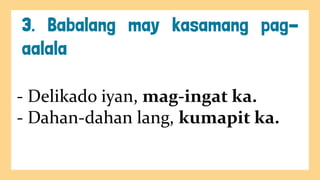 Fragile In Tagalog filipino 10 modules compilation third quarter | PDF