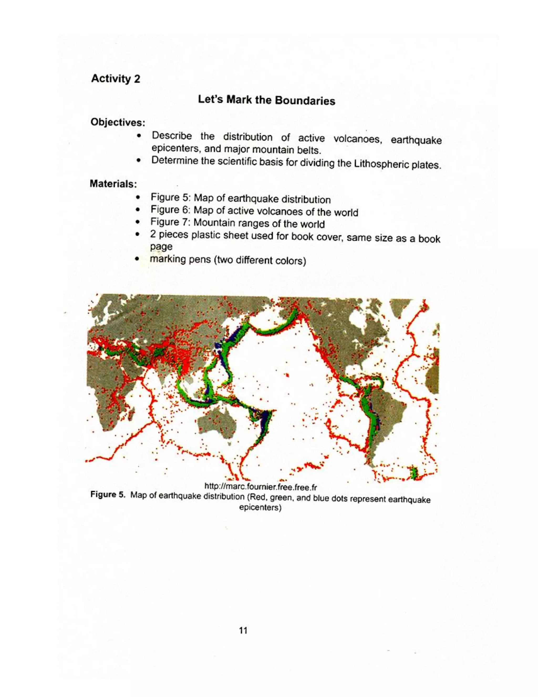 Grade 10 Science Learner's Material Activity 1: Find The Center