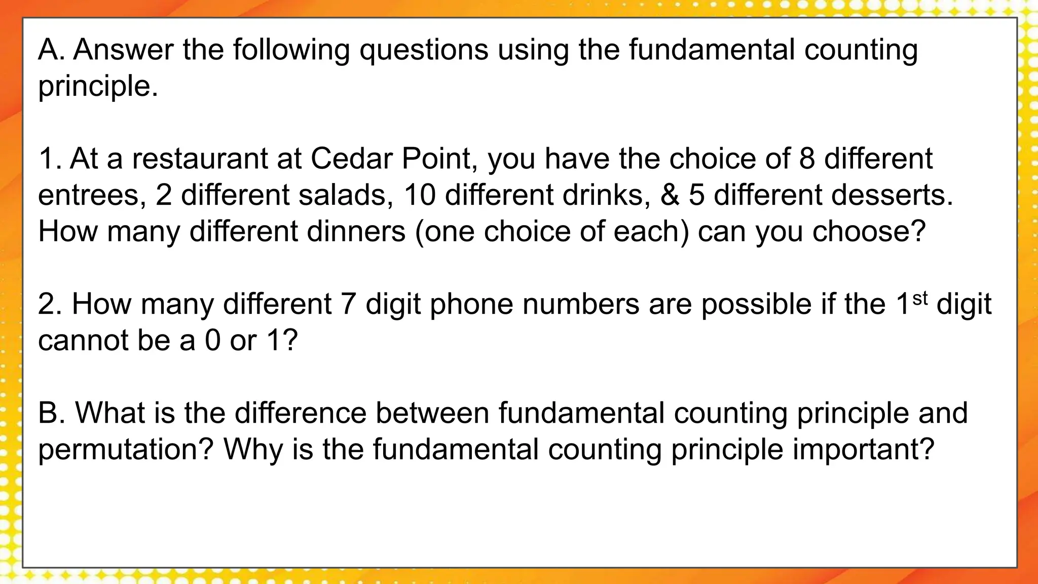 G10-MathQ3-Week-1. Fundamental Counting Principles | PPTX