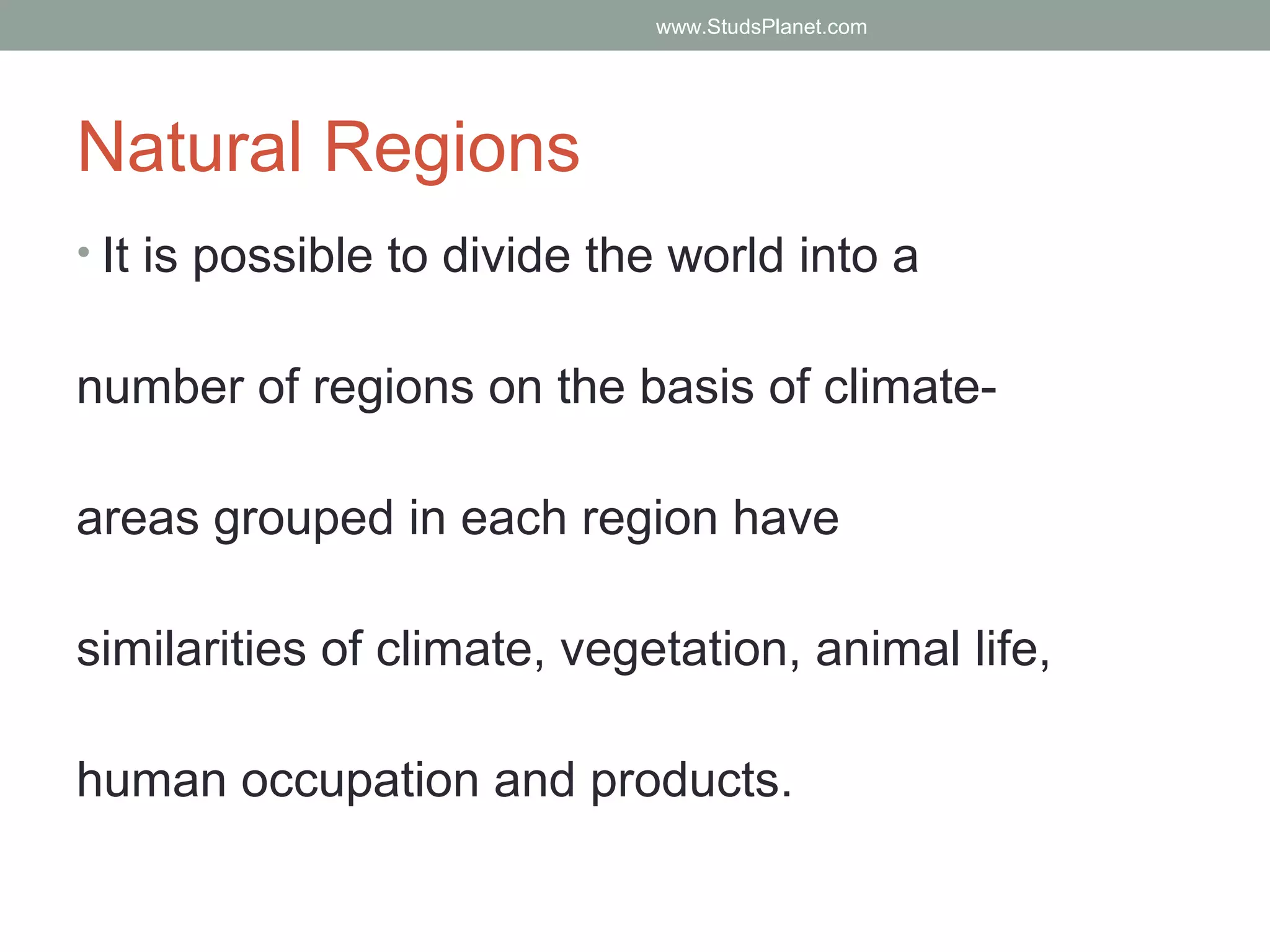 G10 natural regions | PPT