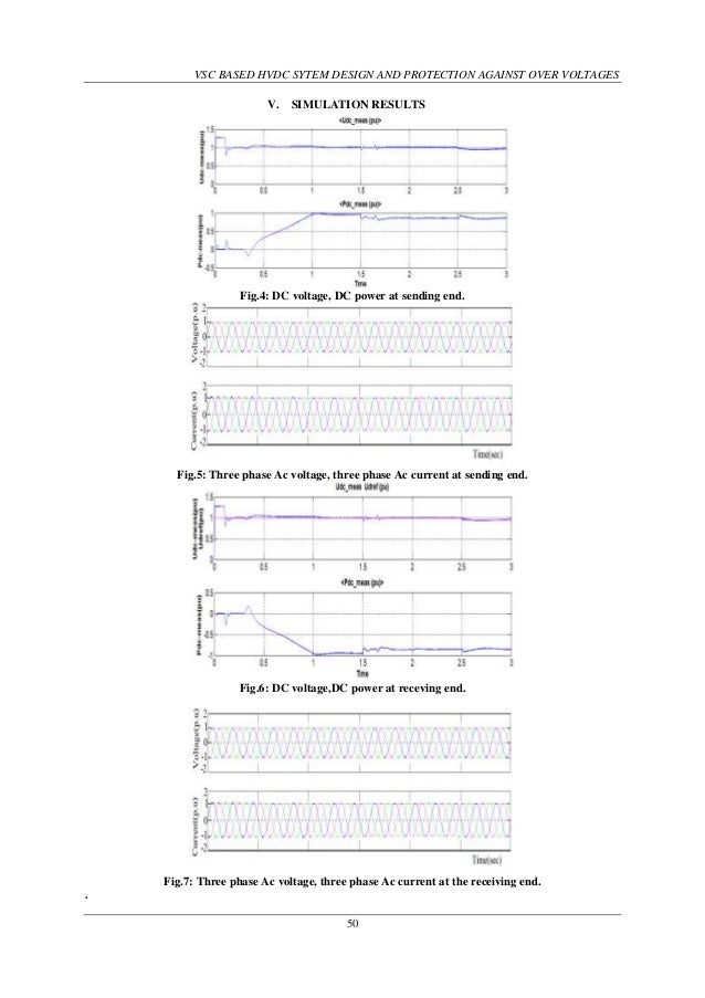VSC BASED HVDC SYTEM DESIGN AND PROTECTION AGAINST OVER VOLTAGES