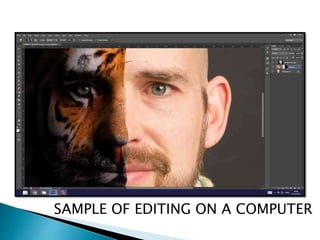 SAMPLE OF EDITING ON A COMPUTER