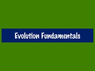 Evolution Fundamentals
 