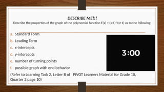 g10 math q2 week 1- graph of polynomial Images High... G10 Math Q2 Week 1- Graph of Polynomial Functions.pptx