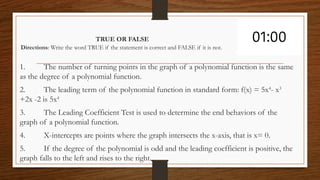 g10 math q2 week 1- graph of polynomial Images High... G10 Math Q2 Week 1- Graph of Polynomial Functions.pptx