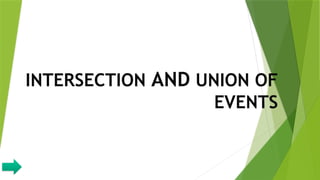 G10 Math Q3- Week 6- Union and Intersection of Events.pptx