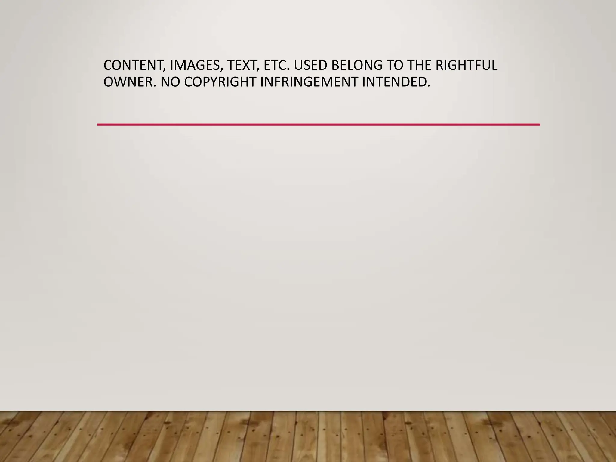 CONTENT, IMAGES, TEXT, ETC. USED BELONG TO THE RIGHTFUL
OWNER. NO COPYRIGHT INFRINGEMENT INTENDED.
 