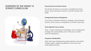 Comprehensive Grade 10 Science Curriculum: Key Topics and Learning ...