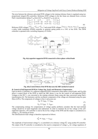 Mitigation of Voltage Sag/Swell with Fuzzy Control Reduced Rating DVR | PDF