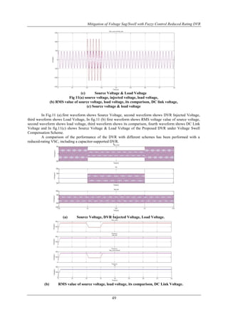 Mitigation of Voltage Sag/Swell with Fuzzy Control Reduced Rating DVR | PDF