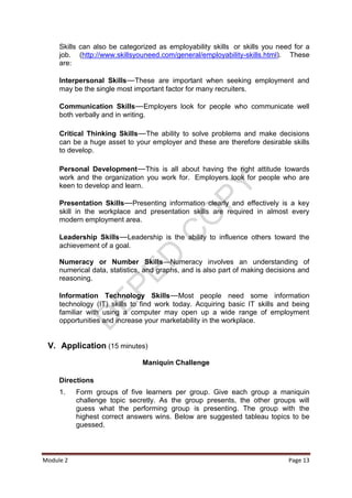 G11 career guidance manual for teachers | PDF