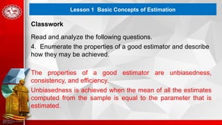 G11SPQ4 Lesson 1 Basic Concepts of Estimation 2024 03 11.pptx