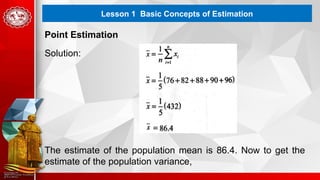 G11SPQ4 Lesson 1 Basic Concepts of Estimation 2024 03 11.pptx