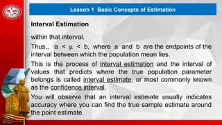 G11SPQ4 Lesson 1 Basic Concepts of Estimation 2024 03 11.pptx