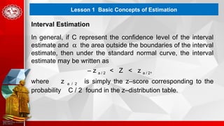 G11SPQ4 Lesson 1 Basic Concepts of Estimation 2024 03 11.pptx