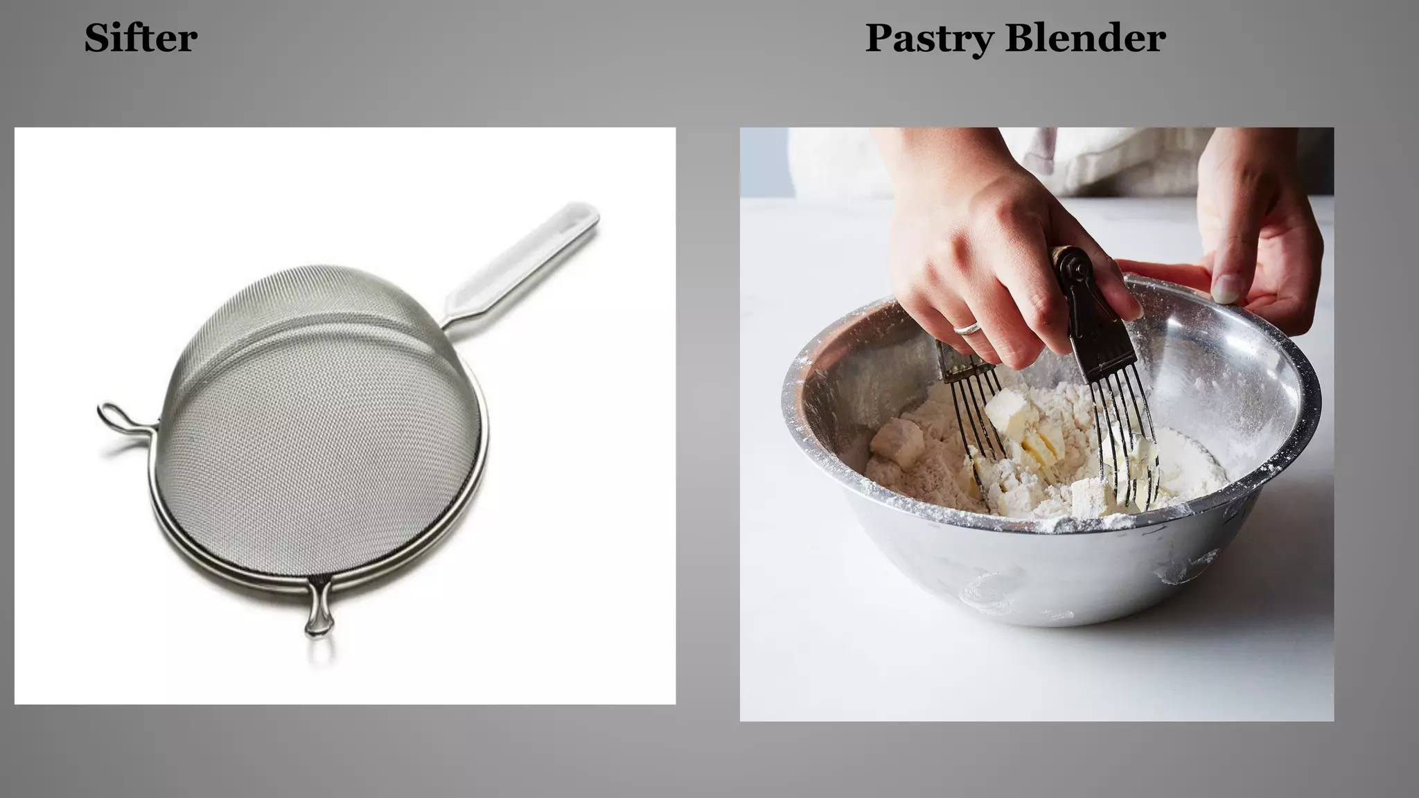 Sifter Pastry Blender
 