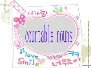 countable nouns 