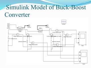 charging of battery from solar supply using buck boost converter | PPTX