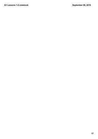 G1 Lessons 12.notebook
17
September 08, 2016