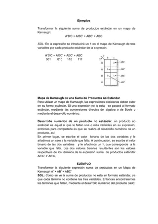Mapas de Karnaugh | DOCX